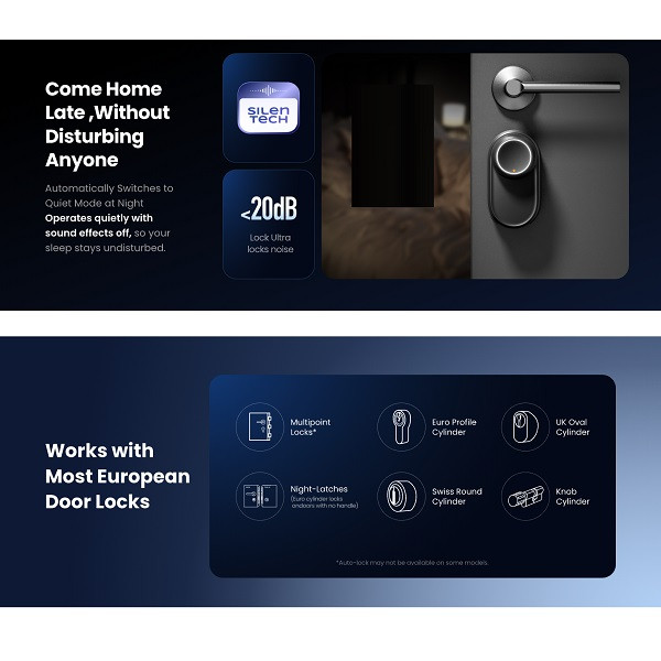 قفل هوشمند سوییچ بات مدل Lock Ultra سایز 40 میلی متر به همراه هاب و دوربین 