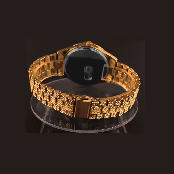 ساعت مچی عقربهای مردانه مدل فول نگین دیتی جاست کد TA1 - - 9