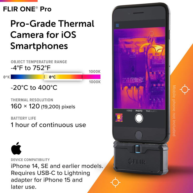 دوربین تصویربرداری حرارتی دیجیتال FLIR مدلOne Pro IOS