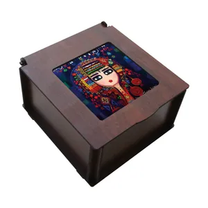 جعبه هدیه چوبی مدل       J34