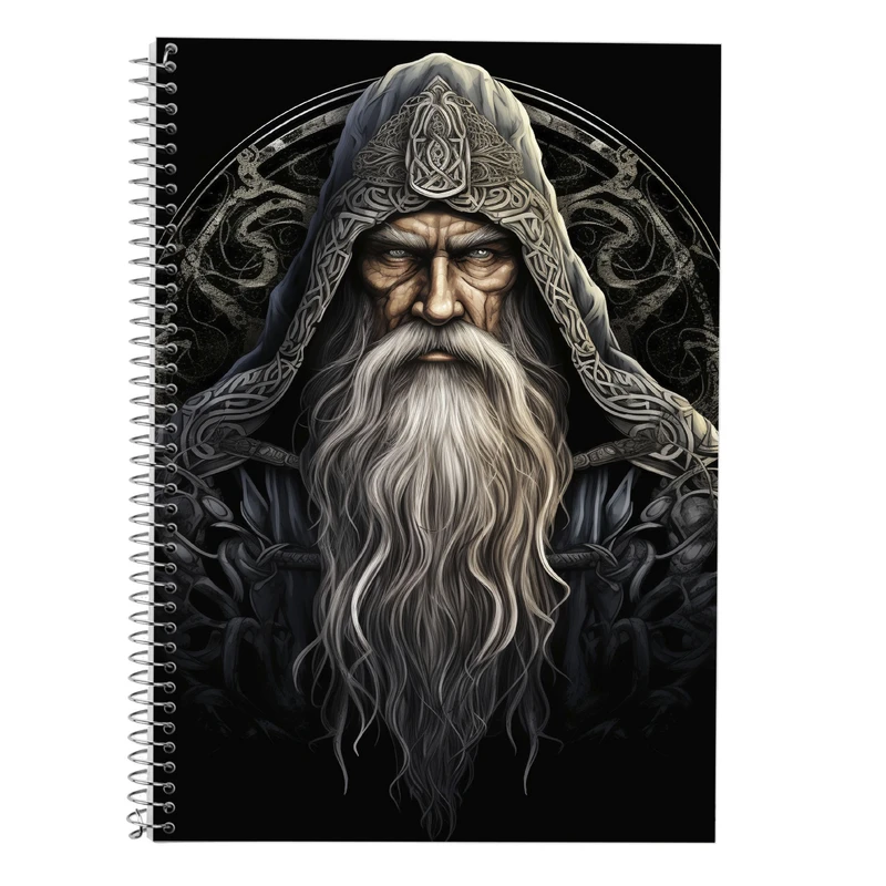 دفتر زبان 50 برگ مدوپد مدل دوخط طرح  ارباب حلقه ها The Lord of the Rings کد DF3020