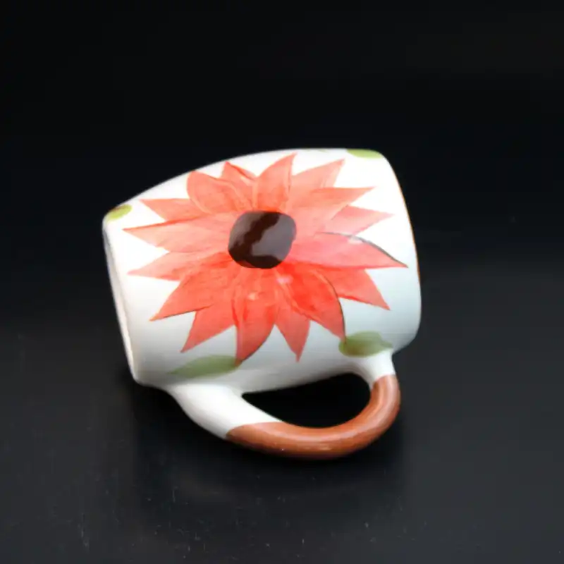 لیوان سرامیکی مدل گل رز