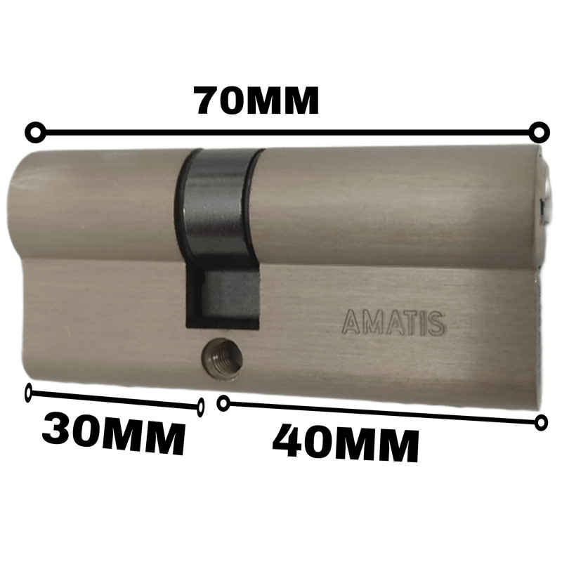 سیلندر قفل آماتیس مدل کامپیوتری کد 70MM
