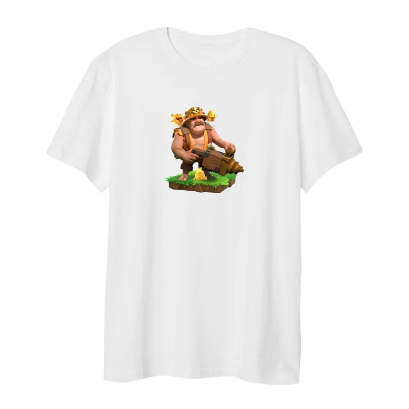 تی شرت لانگ زنانه مدل کلش رویال کد۷