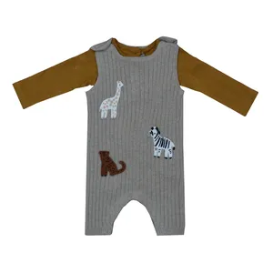 ست بادی و سرهمی نوزادی تی یو مدل baby