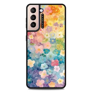 AKAM AMC-WSGS21P-FLOWERS-27 Cover For Samsung Galaxy S21 Plus