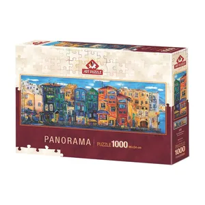 پازل 1000 تکه آرت پازل مدل The Colorful Town كد 5350