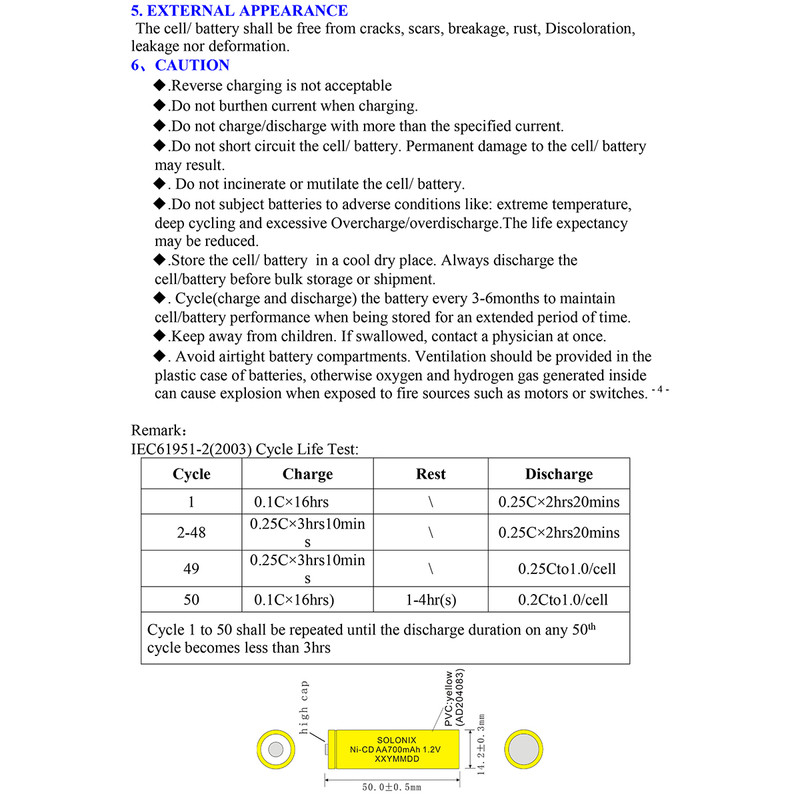 باتری شارژی قلمی سولونیکس مدل صنعتی Ni-Cd مجموعه 2 عددی باتری شارژی قلمی سولونیکس مدل صنعتی Ni-Cd مجموعه 2 عددی