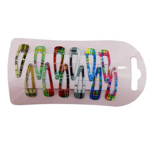 گیره مو دخترانه مدل تق تقی کد 6 مجموعه 12 عددی