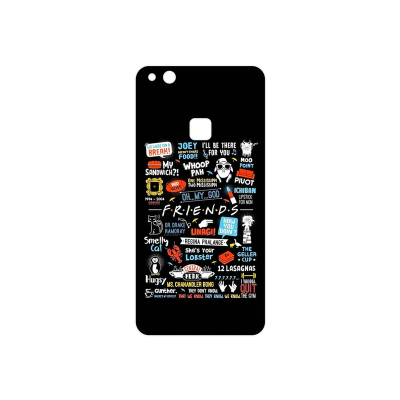 برچسب پوششی ماهوت مدل Friends 2 مناسب برای گوشی موبایل هوآوی P10 Lite