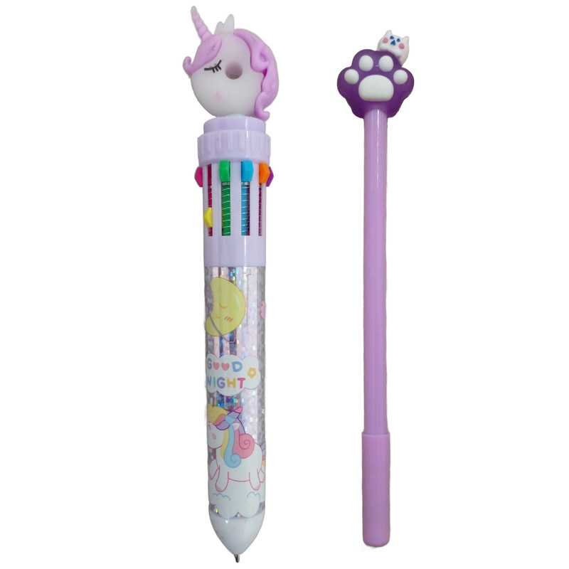 خودکار مدل یونیکورن به همراه مداد بسته 2 عددی