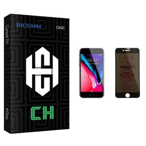 Ricomm CH glass Privacy Screen Protector For Apple اپل iPhone 8
