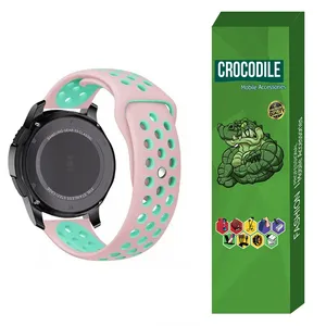 بند کروکودیل مدل NK مناسب برای ساعت هوشمند سامسونگ Galaxy Watch 3 45mm
