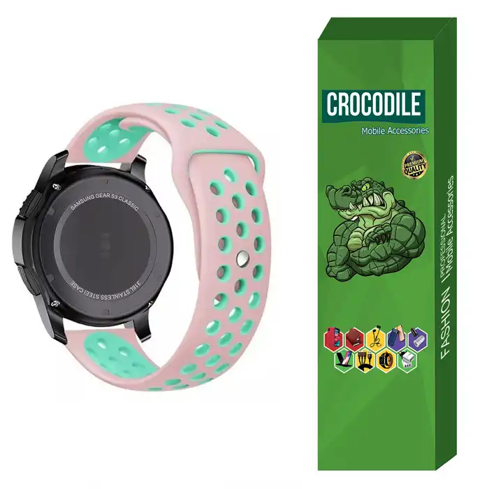 بند کروکودیل مدل NK مناسب برای ساعت هوشمند گلوریمی Glorimi M1 Pro