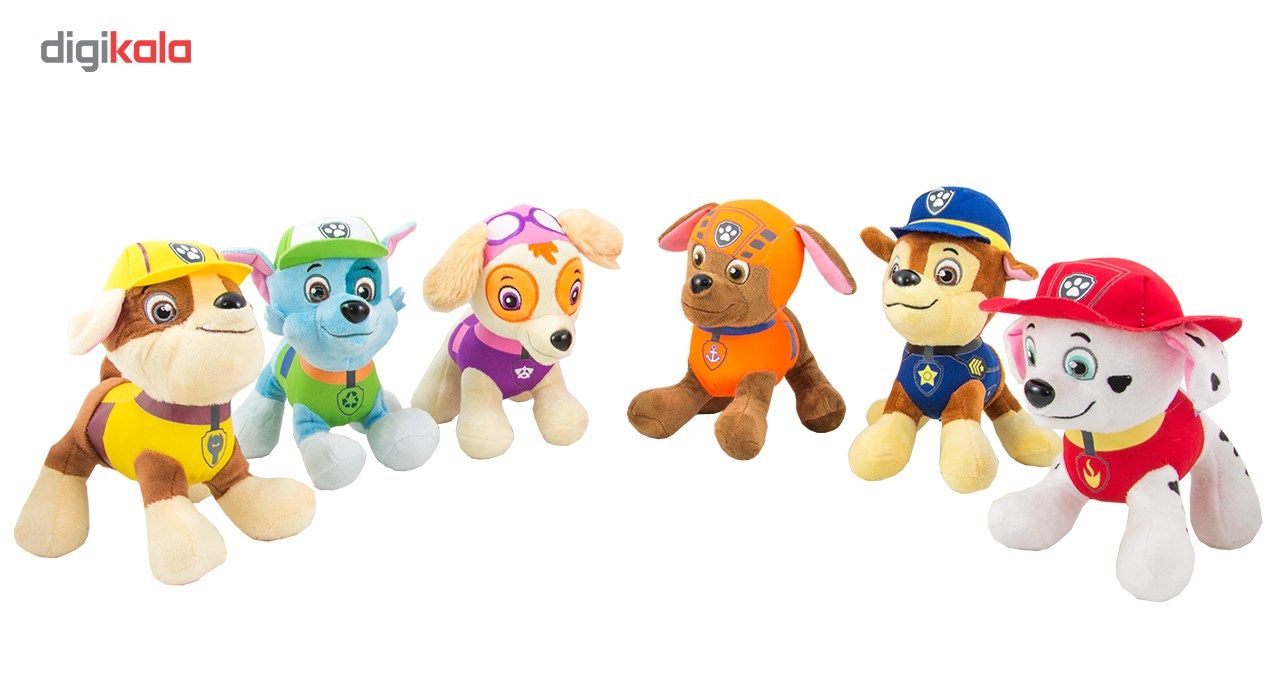 عروسک سگ های نگهبان بهار گالری انیمیشن Paw Patrol بسته 6 عددی