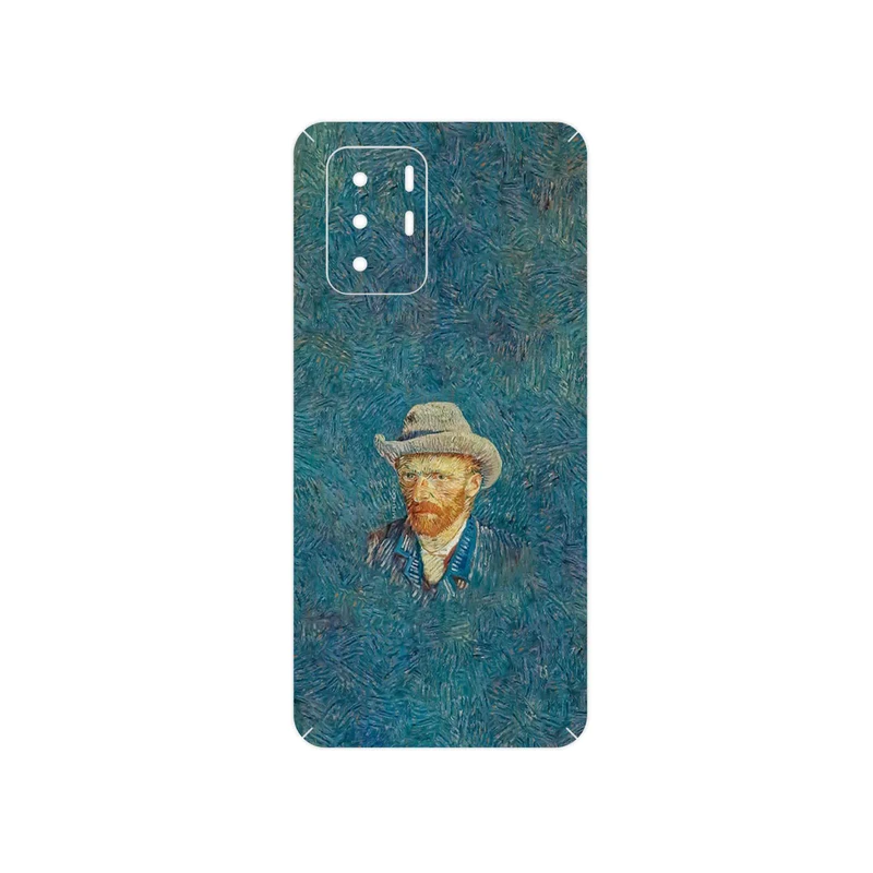 برچسب پوششی ماهوت مدل Self portrait with a gray felt hat مناسب برای گوشی موبایل شیائومی Redmi Note 10 Pro (China)
