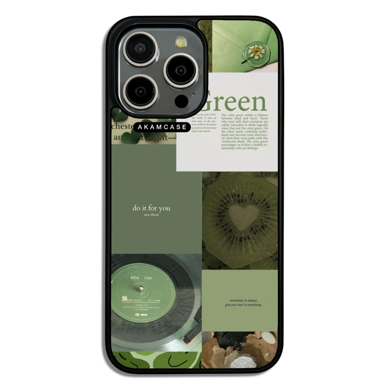 کاور آکام مدل AMC-WA15PROMAX-GREEN-22 مناسب برای گوشی موبایل اپل iPhone 15 Pro Max