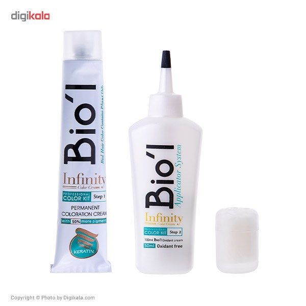 کیت رنگ موی Bio'l شماره 8.3 بلوند طلایی روشن -  - 2