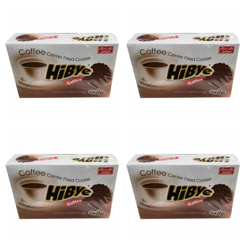 بیسکویت های بای قهوه شیرین عسل - 300 گرم بسته 4 عددی