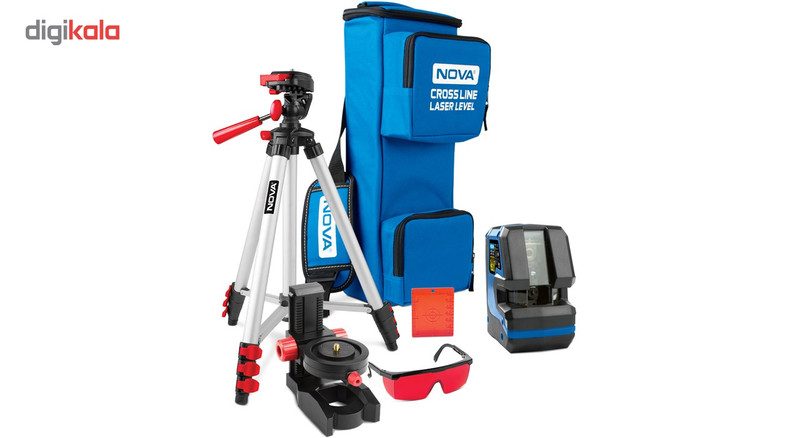 مجموعه تراز لیزری نووا مدل NTL-2662 به همراه سه پایه