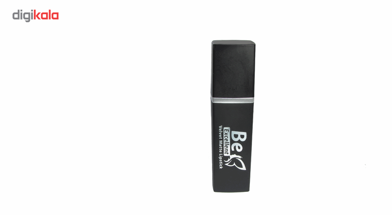 رژ لب جامد بی اکسلنت مدل ولوت مات شماره 18
