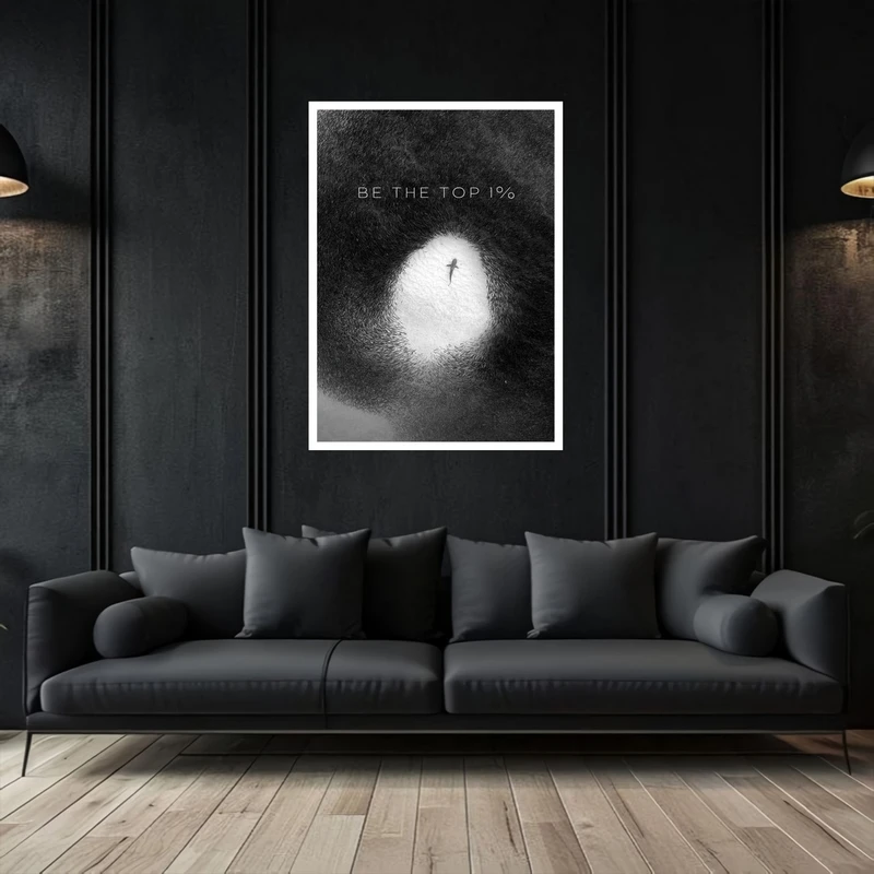 تابلو بکلیت طرح تجسمی دکوری هنری و مدرن و متن جمله انگلیسی مدل W-bu5325