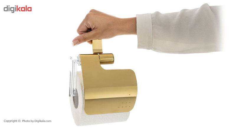 جای دستمال توالت سنی پلاستیک مدل Satin