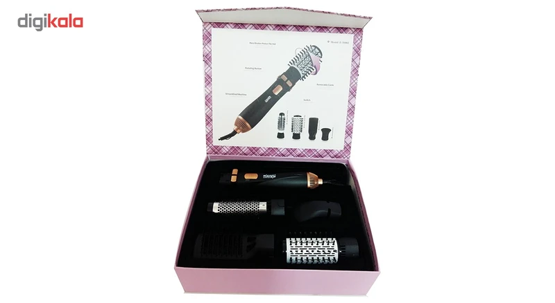 عکس شماره 10 : سشوار برس دار چرخشی دی اس پی مدل e_50001