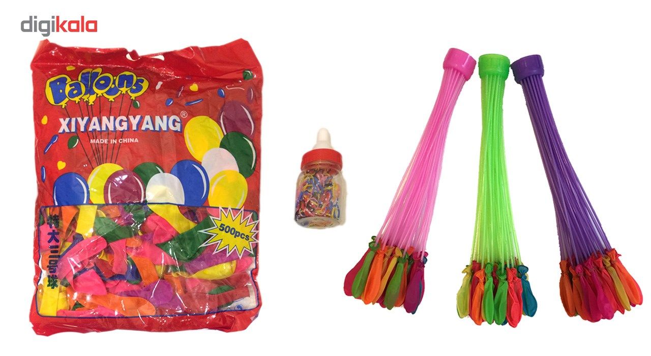 بادکنک آبی بانیبو مدل Water Baloon بسته 111 عددی به همراه بادکنک بانیبو بسته 500 عددی -  - 2