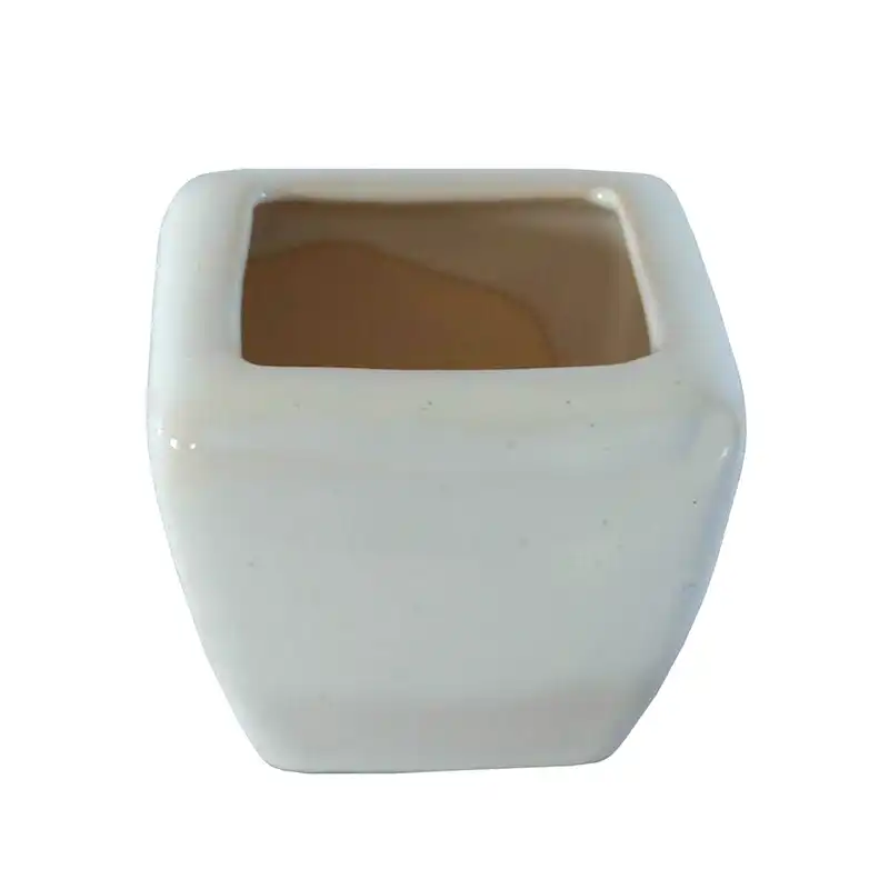 گلدان سرامیکی مدل چهارگوش