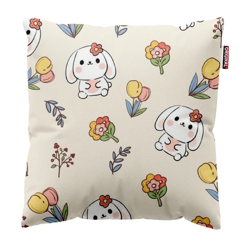   کوسن پاد آفرین طرح کارتونی بچگانه کد 4848 سایز 30*30 سانتی متر