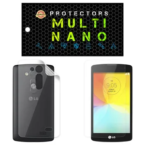  Multi Nano X-SFT Screen Protector For LG L Fino with back skin