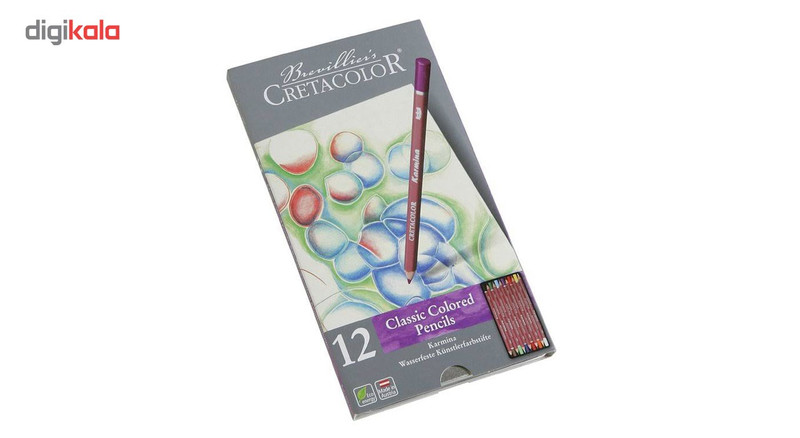 مداد رنگی 12 رنگ کرتاکالر مدل 27012
