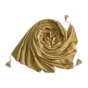 شال زنانه مدل پلیسه اکلیلی