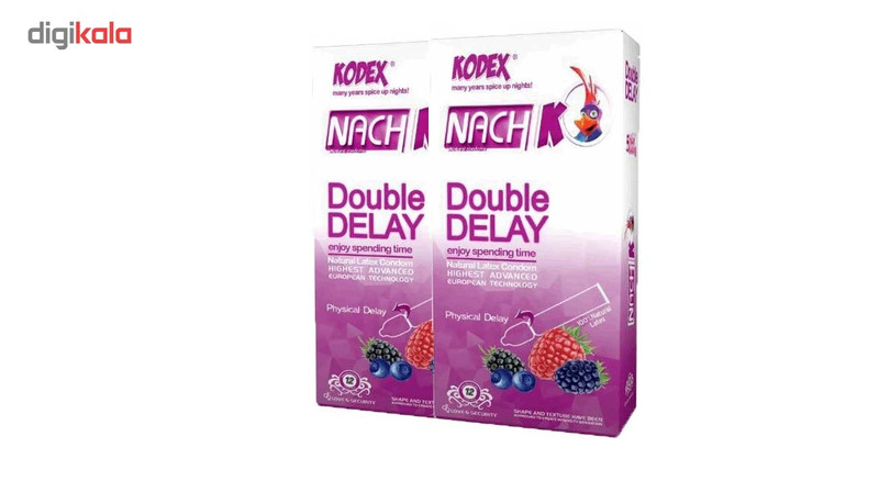 کاندوم تاخیری دوبل ناچ مدل Double Delay دو بسته 12 عددی