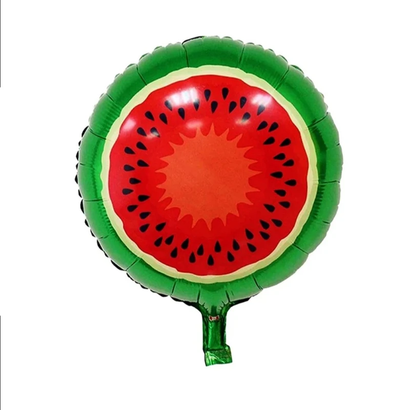 بادکنک فویلی مدل هندوانه گرد مجموعه 50 عددی