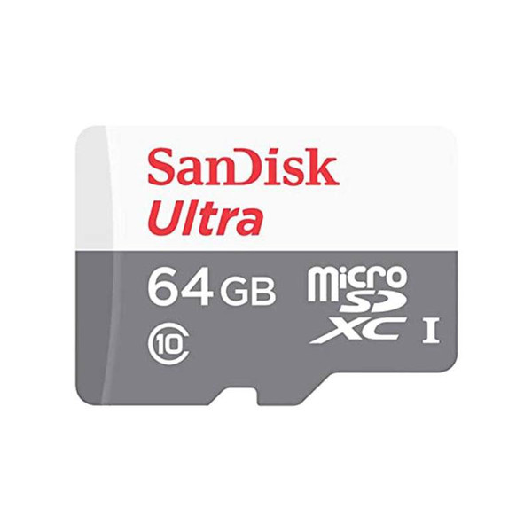 کارت حافظه‌ microSDXC سن دیسک مدل ultra A1 کلاس 10 استاندارد UHS-I سرعت 30MBps ظرفیت 64 گیگابایت