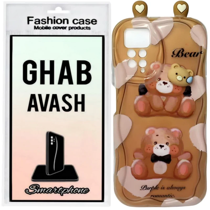 کاور قاب پلاس طرح عروسکی گوشدار مدل 010A مناسب برای گوشی موبایل شیائومی REDMI NOTE12 PRO 4G/ NOTE11 PRO 4G