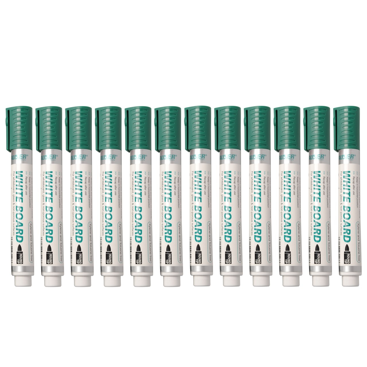 ماژیک وایت برد هایزر مدل 12G سر گرد بسته 12 عددی