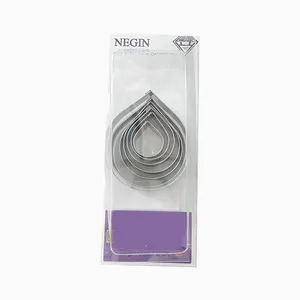 کاتر بیسکویت نگین مدل گل رز مجموعه 7عددی