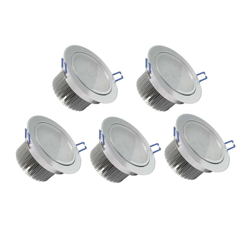 چراغ ال ای دی 7 وات ری لایت مدل THD-K722-Glass بسته 5 عددی