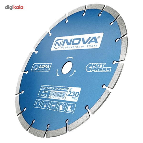 صفحه فرز برش الماسه نووا مدل NTD 2623