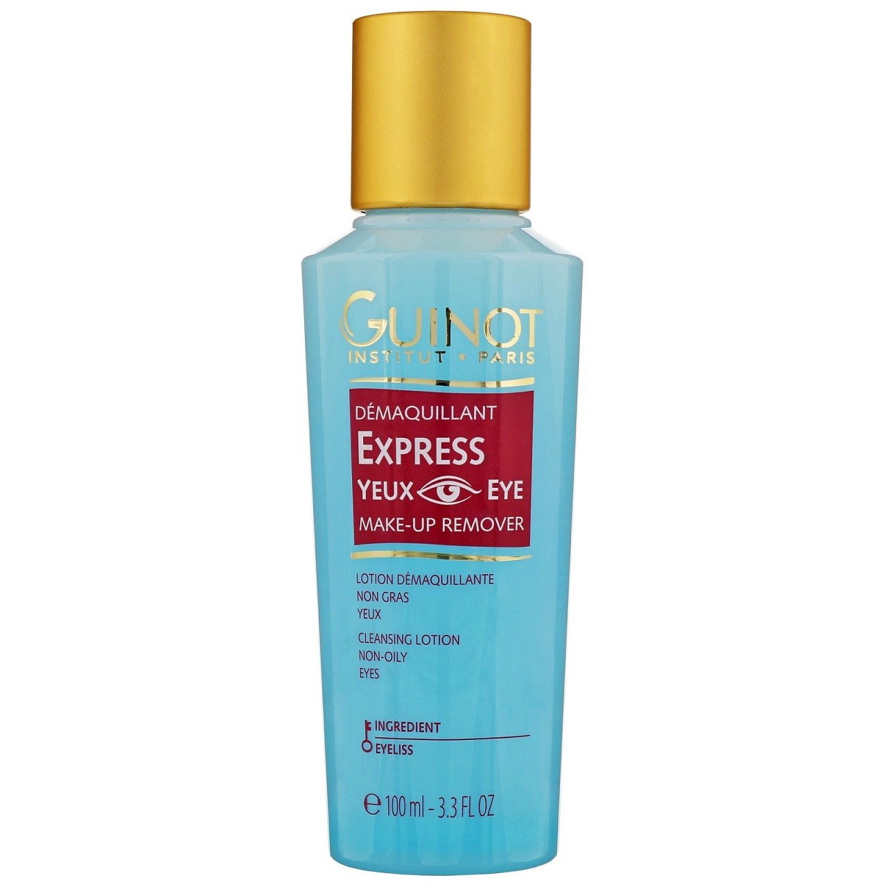 پاک کننده چشم دو فاز گینو مدل Guinot Demaquillant ExpressYeux حجم 100 میلی لیتر