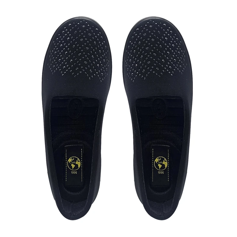 عکس شماره 6 : کفش روزمره زنانه سیی 1966 مدل راحتی نگین دار کد 2357