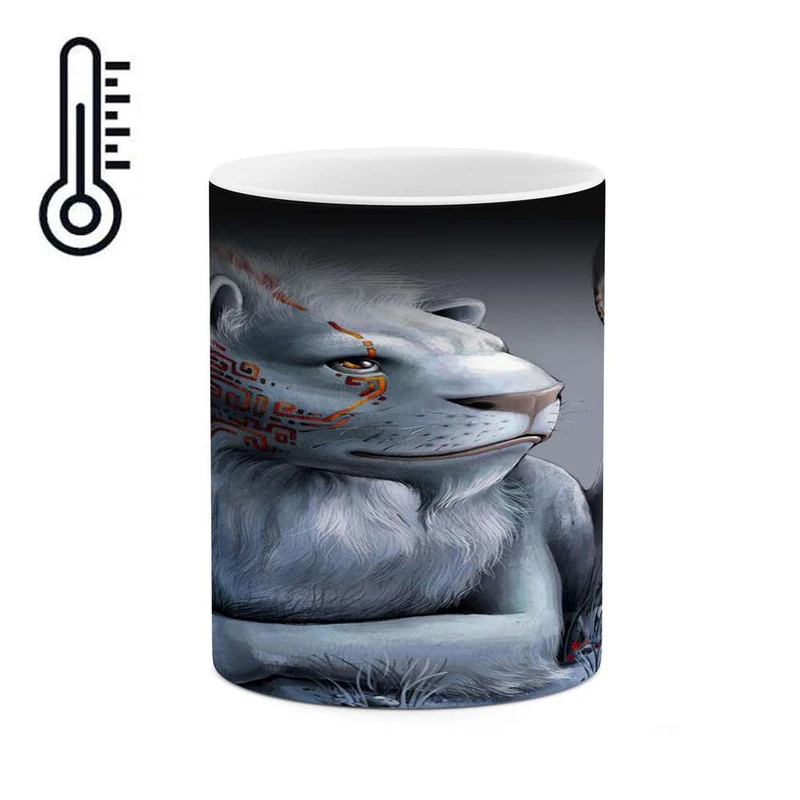 ماگ حرارتی کاکتی مدل نقاشی کد mgh13911