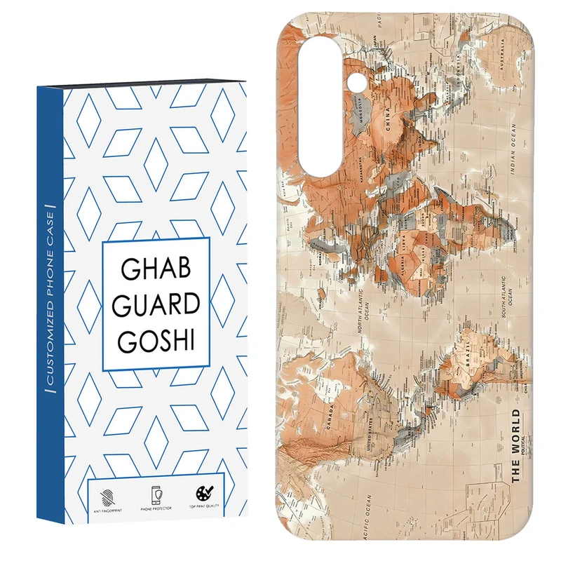 کاور قاب گارد گوشی طرح نقشه کد Dimo-081 مناسب برای گوشی موبایل سامسونگ Galaxy A34 / A34 5g