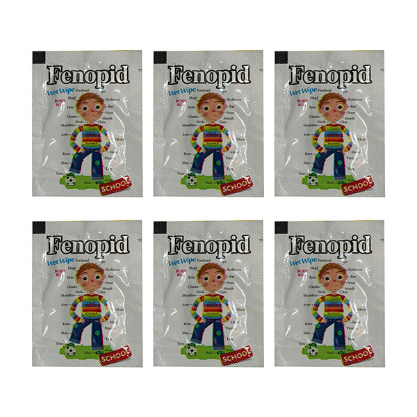 دستمال مرطوب فنوپید کد 5 مجموعه 5 عددی