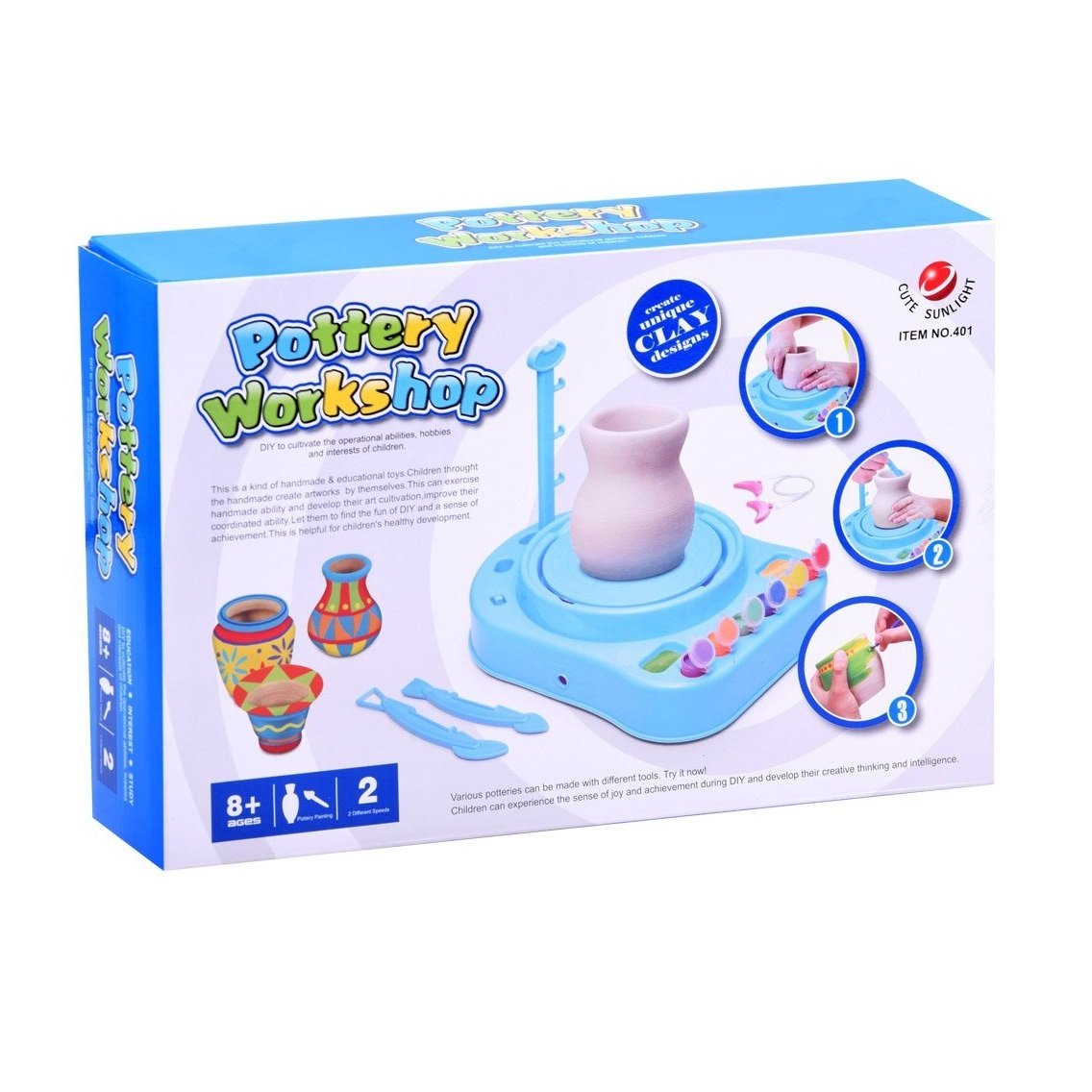 اسباب بازی مدل چرخ سفالگری کد 370