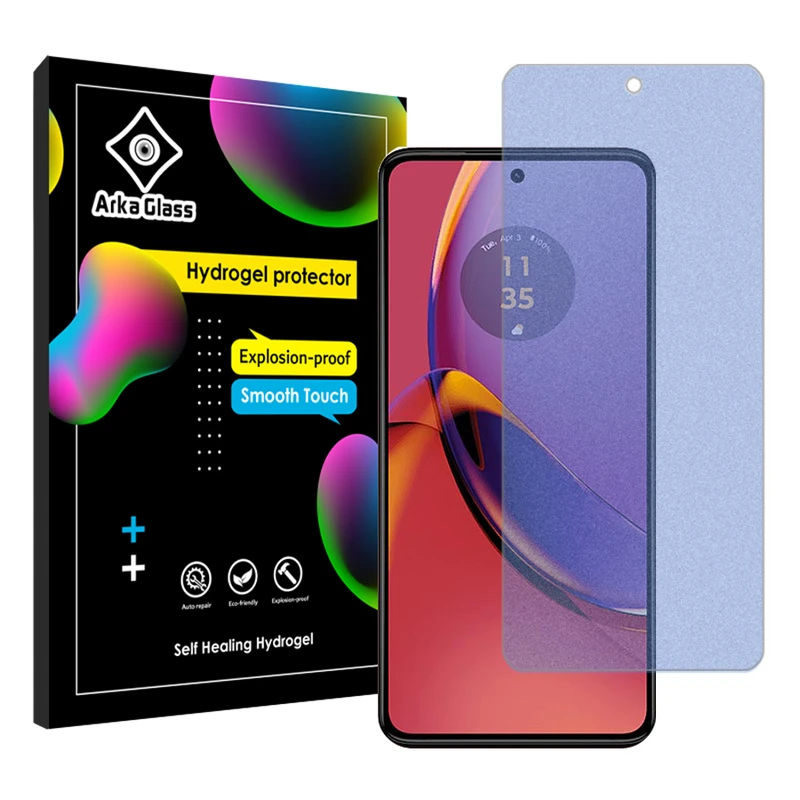 محافظ صفحه نمایش مات آنتی بلو آرکا گلس مدل Tough مناسب برای گوشی موبایل موتورولا Moto G84