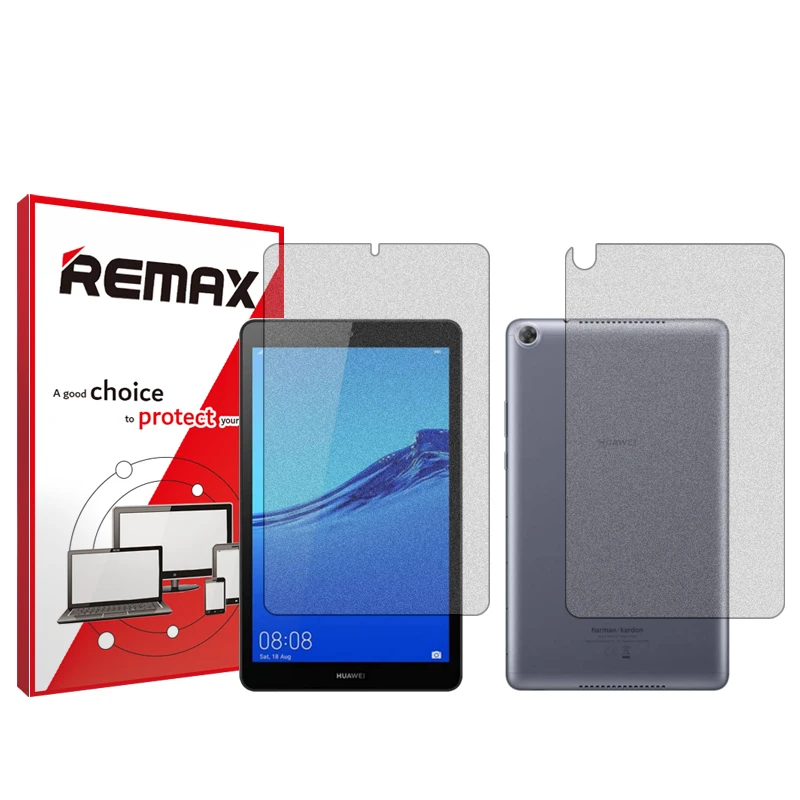 محافظ صفحه نمایش مات ریمکس مدل HyMTT مناسب برای تبلت هوآوی MediaPad M5 Lite به همراه محافظ پشت تبلت